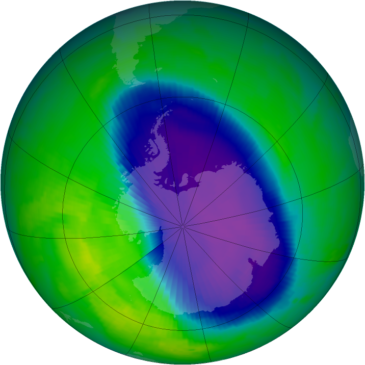 Ozone Map 1996-10-17